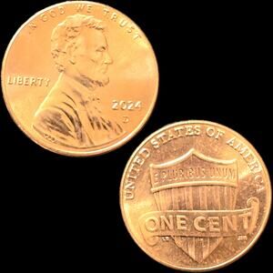 2024d Lincoln Cent Doubled Die Error Coin READ